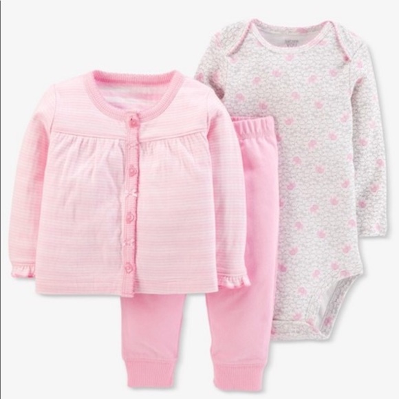 Carter's Other - Just One You Baby Girls 3 Piece Set
